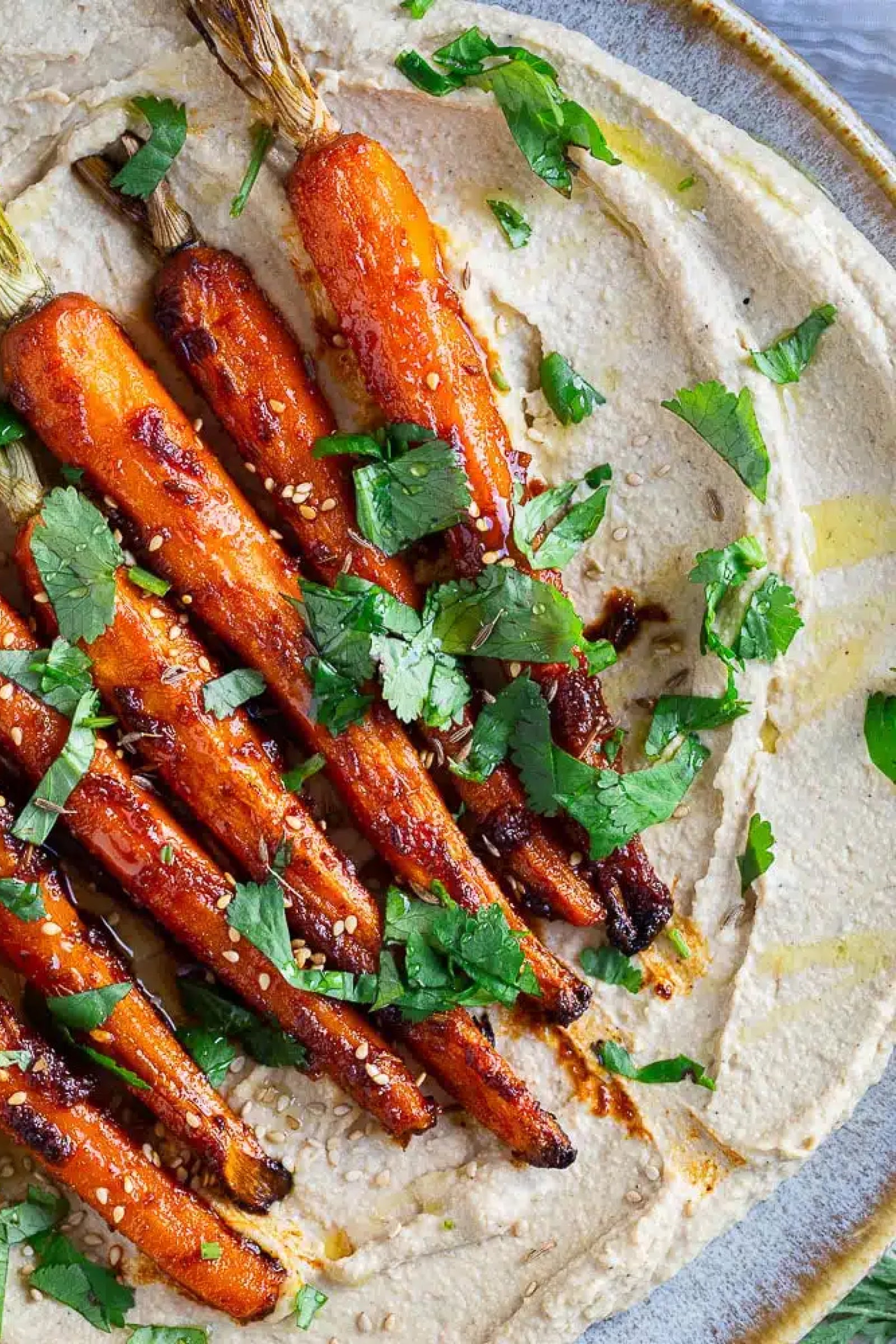 Carottes rôties au miel